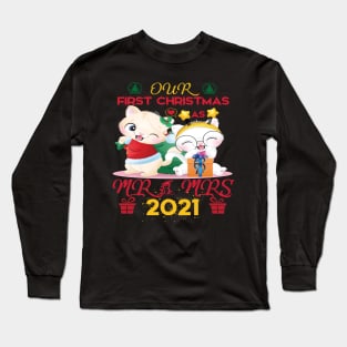 Our first christmas as Mr. and Mrs Long Sleeve T-Shirt